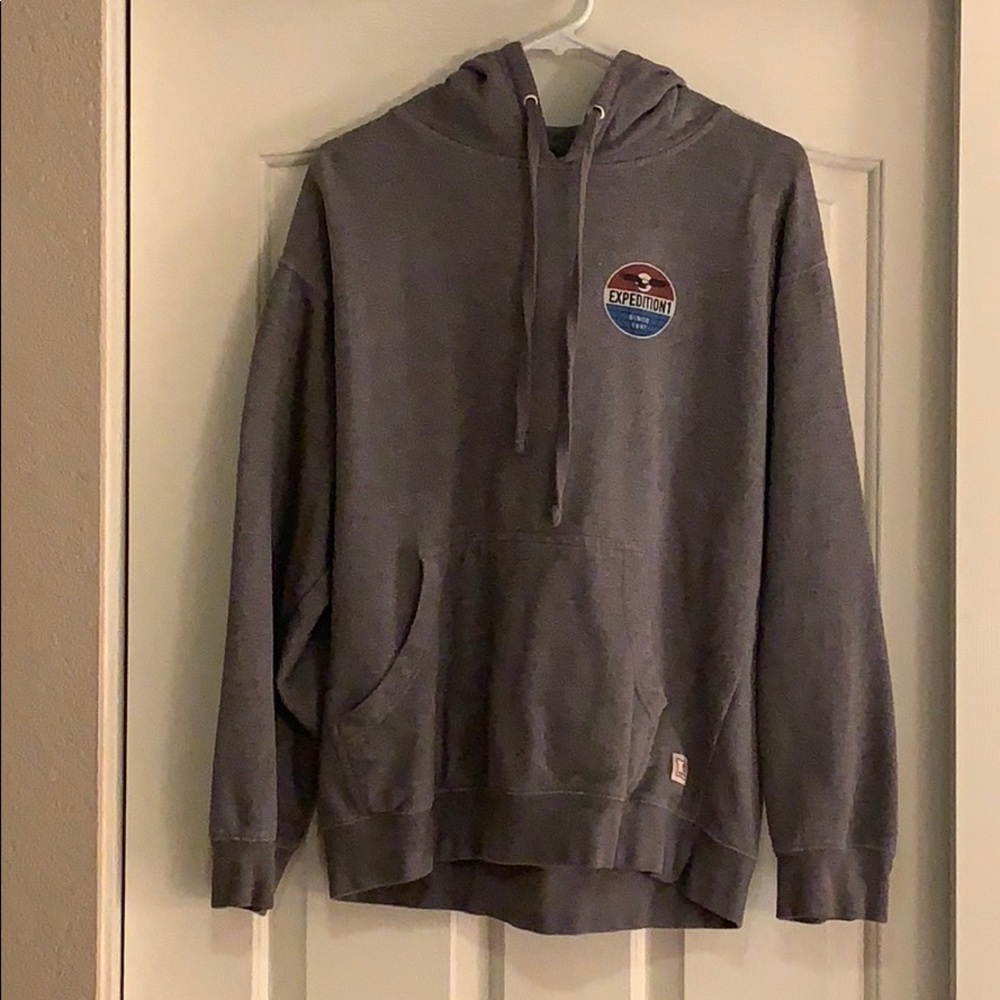 Expedition Men’s Grey Hoodie. Size M